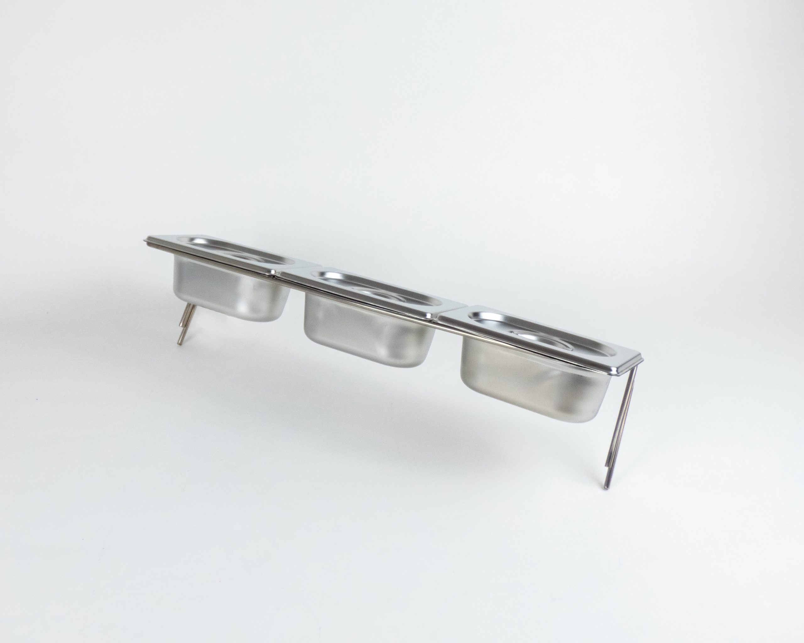 Condiment Rail with 3 x Condiment Container & Lid - Image 3