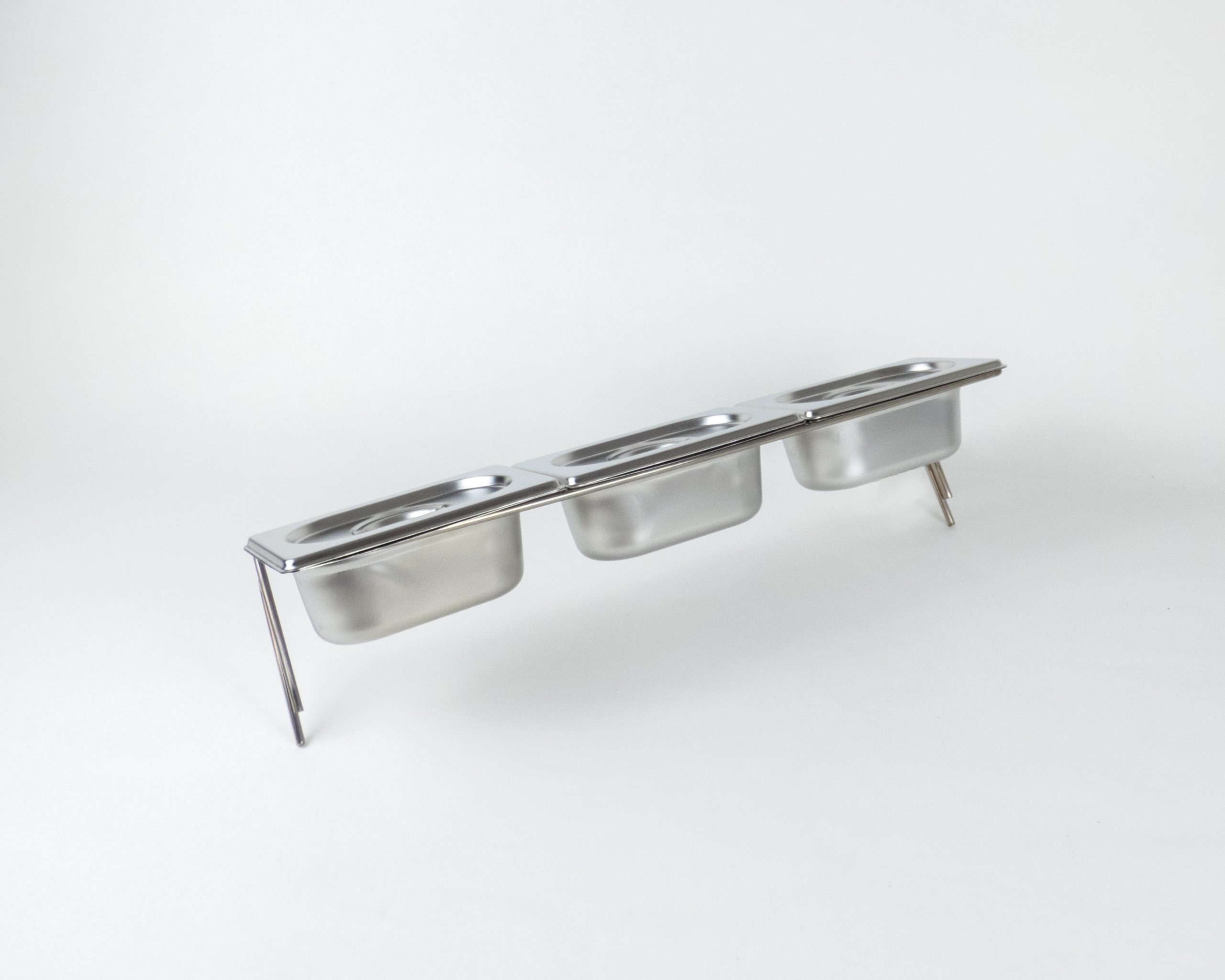 Condiment Rail with 3 x Condiment Container & Lid - Image 2